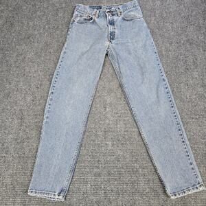 Vintage 90s Levi's 550 Jeans 31x32 Measures 30x31 USA Light Wash Flawed